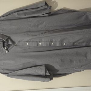 Gray Button-Up Shirt